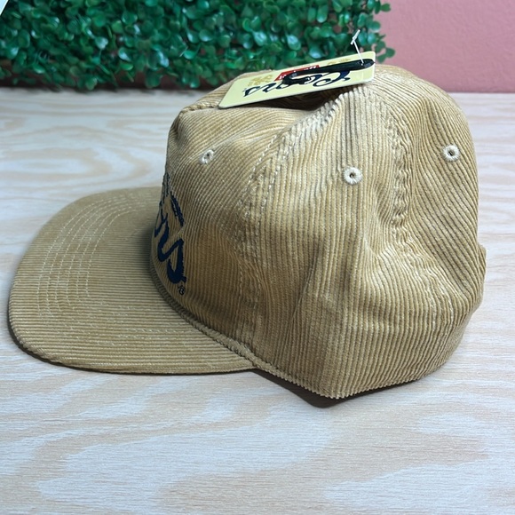 COORS Banquet Vintage-Retro Style Corduroy Hat Cap Classic Beige Mountains Logo - Picture 5 of 9